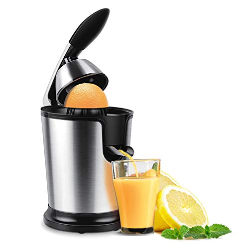 MSQL Electric Citrus Juicer Press 160W Stainless Steel Orange Juice Squeezer, Easy to Clean, 220V