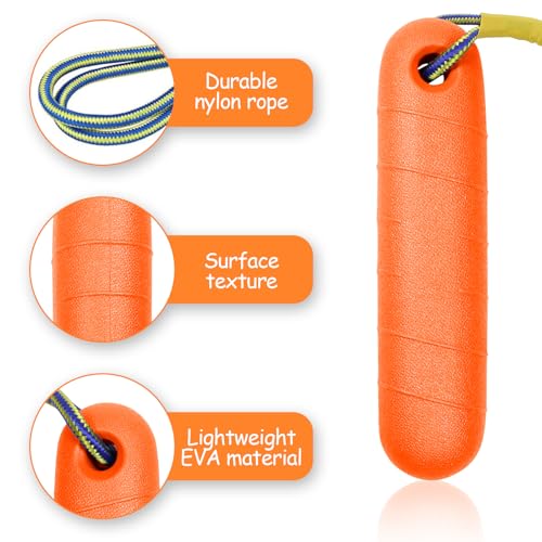 Hundespielzeug, Schwimm Spielzeug für Hunde, 22cm Wasser Interaktives Hundespielzeug, Trainieren und Apportieren im Wasser, Hundetraining with Nylon Rope, Hunde Spielzeug für Mittelgroße, Große Hunde
