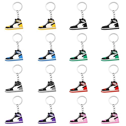 Imagen de EAVUYIS 16 Piezas Llavero Baloncesto