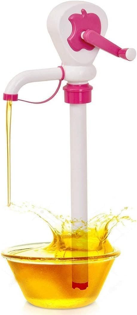 Manual Hand Tap Pump for Oil, Fuel and Other fluids for Kitchen, Garage, Useful for 15 litres Tin Cans, Bottle Fuel Transfer, Oil Dispenser Pump