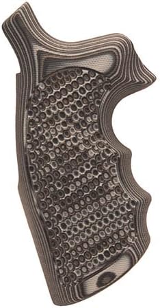 HogueHogue, S&W N Frame Round Butt Grips, Convert, Finger Grooves, Piranha G-10