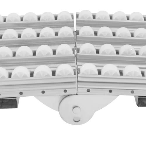 Light-Duty Gravity Conveyor, Collocatable Conveyor Roller with Locking Screws, 78.74x11.81in Foldable Unpowered Conveyor Belt Table Roller Cargo Unloading Slide Strong Load-Bearing Capacity - Thumbnail 6
