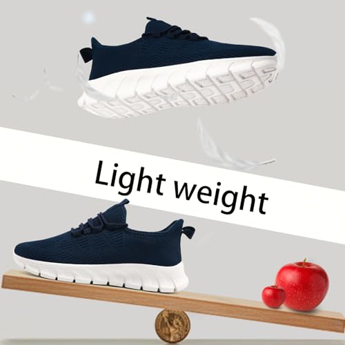 Image of Mens Running Shoes Tennis Shoes Walking Gym Sneakers Lightweight Non Slip Mesh Casual Workout Sneakers