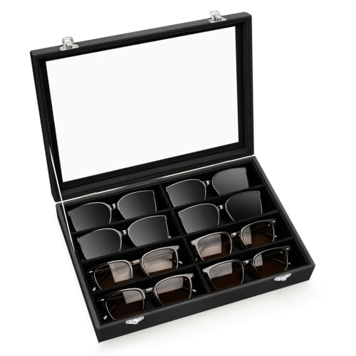 Image of Travel Sunglasses Organizer, Sunglasses Travel Case for Multiple Pairs, Multiple Glasses Travel Case for Women, Men