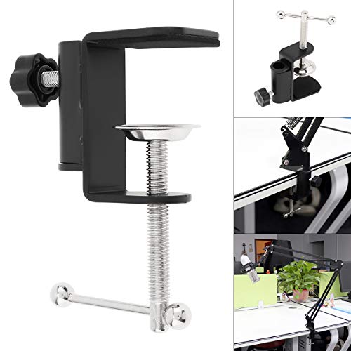 Image of C-Clamp Base Stand Mounting Accessory, Super C Clamp Heavy Duty Desk Clamp, Desk Table Mount Clamp for Monitor Mount Stands Workstation