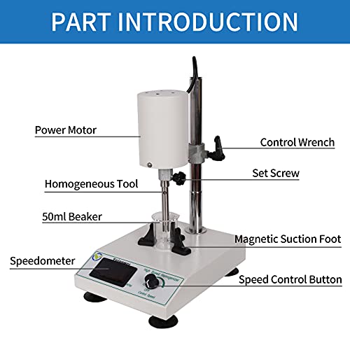 Yeipower LIVEBB Homogenizer Emulsifier Dispersion Mixer Lab thumb #5