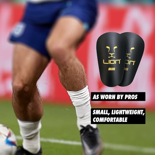 Mini Football Shin Pads/Guards - Ultra-Lightweight, Compact & Comfortable - Image 2