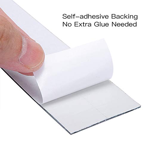 image for Coobbar Self-Adhesive Mini Square Glass,4392 Pieces Square Glass Mirro