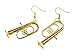 Miniblings Tuba Ohrringe Tenorhorn Orchester Jazz Tubas Tubist mit Box vergoldet - Handmade Modeschmuck I Ohrhänger Ohrschmuck vergoldet