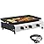 SKOK 3 Burner Gas Griddle- 23.3 Inch Outdoor Propane Griddle-30000 BTU Propane Fuelled, Portable Flat Top Gas Grill Camping Griddle Station for Kitchen, BBQ, Camping Tailgating