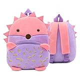 【3D Tier Kinderrucksack】Dieser Kleinkind Rucksack hat ein freundliches Tiergesicht, eine obere Aufhängeschlaufe, handgefertigte Details und einen lustigen, passenden Reißverschluss, der für kleine Hände entwickelt wurde.