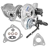 KP39 1.6 Turbo charger Kit with Gaskets Compatible with Ford Escape 2013-2016, Fiesta 2014-2017, Fusion 2013-2014, Transit Connect 2014-2015 1.6L, Turbocharger Replace# CJ5G6K682DA, 54399700144