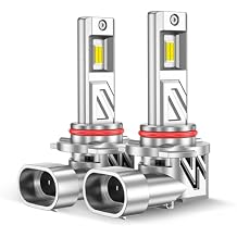 SEALIGHT 9005/HB3 Bulbs, 40000LM 6500K Output Canbus Ready, 9005 For Powersports IP68 60000Hrs Lifespan, 11 Size Real Halogen, 3Mins Installation, 2 Pack