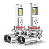 SEALIGHT 9005/HB3 Bulbs, 40000LM 6500K Output Canbus Ready, 9005 For Powersports IP68 60000Hrs Lifespan, 1：1 Size Real Halogen, 3Mins Installation, 2 Pack