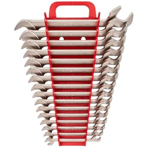 TEKTON Angle Head Open End Wrench Set, 16-Piece | WAE92204