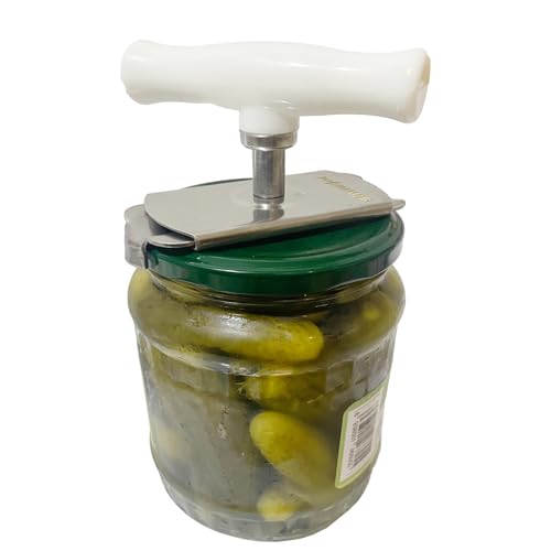 Sinmajor Jar Opener Bottle Opener for weak hands, Seniors with arthritic, Adjustable Lid Opener,Mutil Jar Opener get lids off easily, Kitchen Accessories Opener (white- seller:Sinmajor)