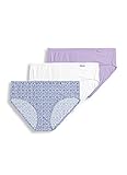 Jockey Women's Underwear Supersoft Hipster - 3 Pack, Crochet Tile/Soft Lilac/White, 5