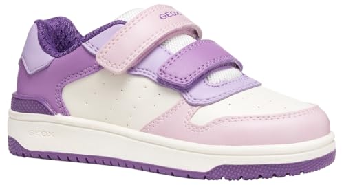 Geox Junior Girl J WASHIBA Girl B Sneakers White/Dk Lilac 27_EU