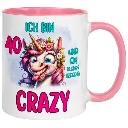 40 Geburtstag Frauen Geschenk Tasse | Ich bin 40 und