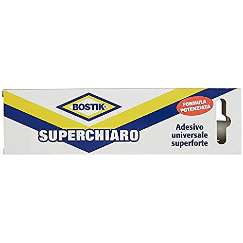 Bostik Superchiaro colla a contatto universale super forte e super rapido astuccio, Giallo, 125 gr