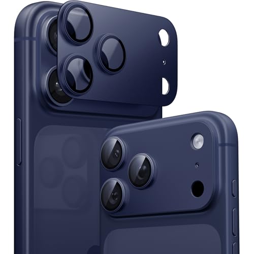 TORRAS for iPhone 17 Pro Max Camera Lens Protector Deep Blue 1 Pack