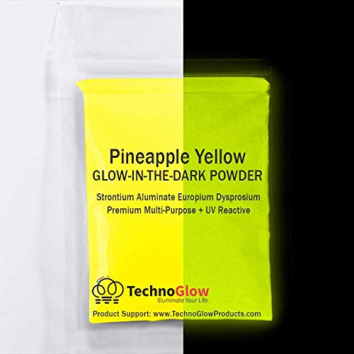 Glow in the Dark Powder, PRO-Series (Pineapple Yellow) - 8 oz