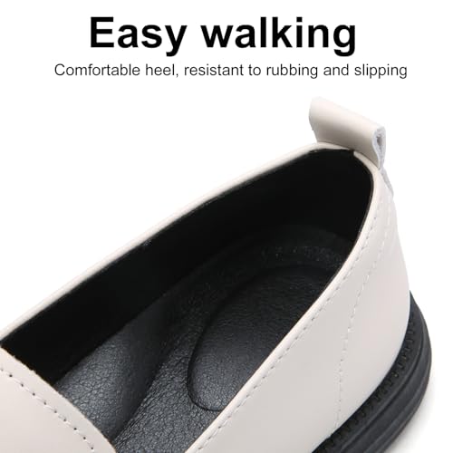 Image of UZB Womens Dressy Loafers Slip On Casual Office Work Shoes Begie 9 US