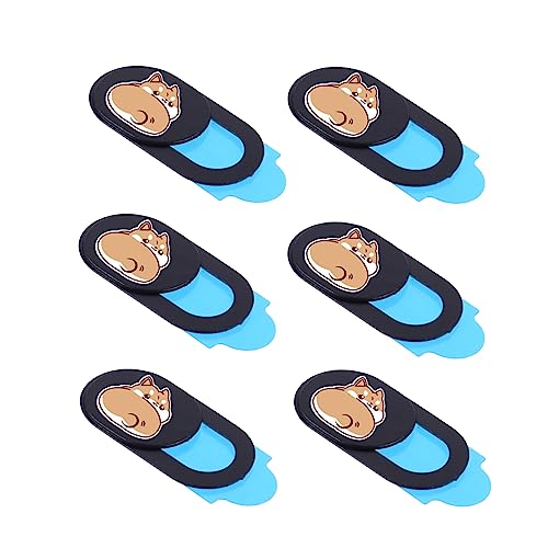 DIYEAH 6Stücke Webcam Abdeckung mit Hund