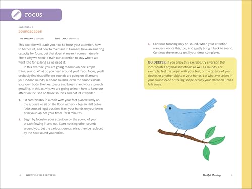 Mindfulness for Teens in 10 Minutes a Day: Exercises to Feel Calm, Stay Focused & Be Your Best Self - Image 5