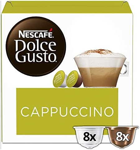 Nescafé Dolce Gusto Cappuccino Coffee Pods, 16 Capsules