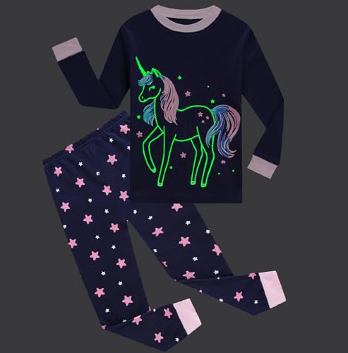 Little Girls Pajamas Sets Toddler Girls Cotton Pjs Sleepwear Sets2