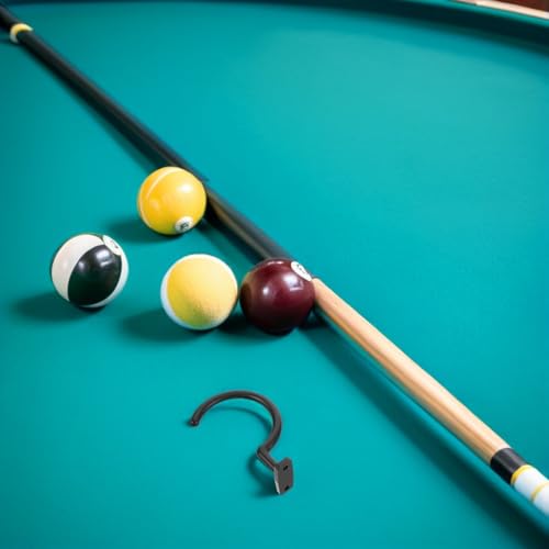 Crochets de billard Anneome en métal noir pour queue de snooker