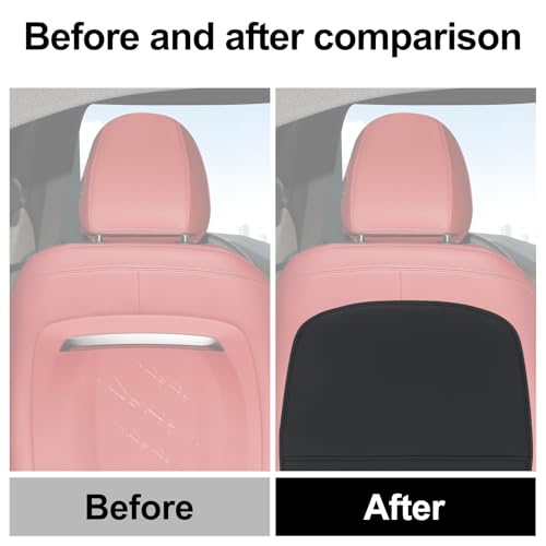 Image of Kick Mats Back Seat Protector for BMW X3 X4 Car Back Seat Cover for Child Protect from Dirt Mud and Scratches Waterproof Kick Mats Backseat Protector (for BMW X3 X4 (Black))