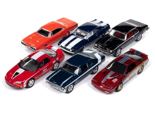 Muscle Cars USA 2025 Set A 6 piezas 1:64 Johnny Lightning miniatura 1
