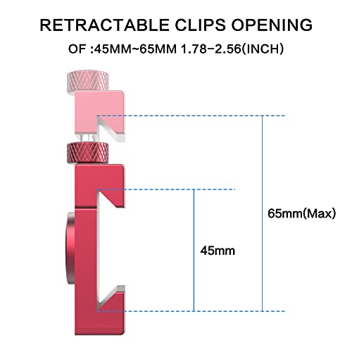 Smartphone Fence Mount- Tennis Camera Fence Mount For Iphone & Android,Mevo Start And More Action Camera,Phone Camera Holder For Tennis & Pickleball Training,Tennis Training Equipment Accessories #TOP1