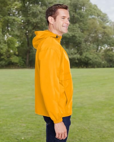 Chubasquero Champion CO200 anorak plegable con cremallera un cuarto para hombre 4
