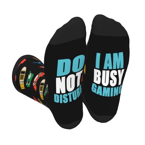Rciokov Funny Socks Gifts Ideas Socks, Funny Holiday Gifts For Men Women, Crazy Novelty Socks, Gaming, One Size