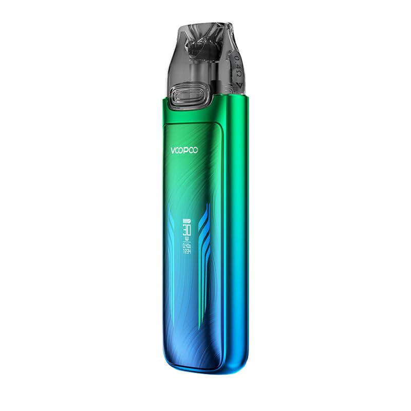 Voopoo Vmate Max Pod Kit, Long-Lasting Battery, Sleek And Stylish Package, Top-Filling System, Smart Display Technology, 2ml Cartridge Capacity, No Nicotine, (Neon Blue)