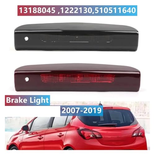 3ème feu stop LED noir pour Corsa D/E 5 portes 2007-2019