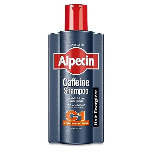 Alpecin Caffeine Shampoo C1 1x 600 ml | Champu anticaida hombre y con cafeina | Tratamiento para la caida del cabello | Alpecin Shampoo Anti Hair Loss Treatment Men