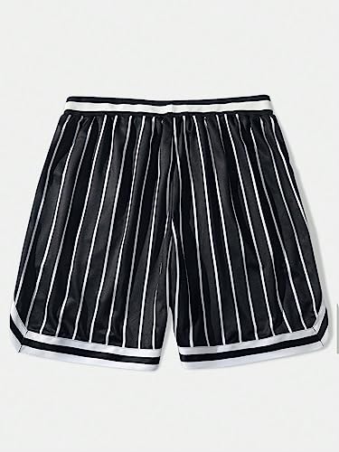 SHENHE Men's Summer Graphic Shorts Drawstring Waist Sports Track Shorts2