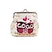 Produktbild Damen Mini portemonnaie Goosun Frau Retro Eule Klein geldbörse Niedlich Haspe Geldbörse Brieftasche Unterarmtasche Tiere Muster portmonee Clutch Tasche Handtasche Geschenke Geschenk (12X11cm, D)