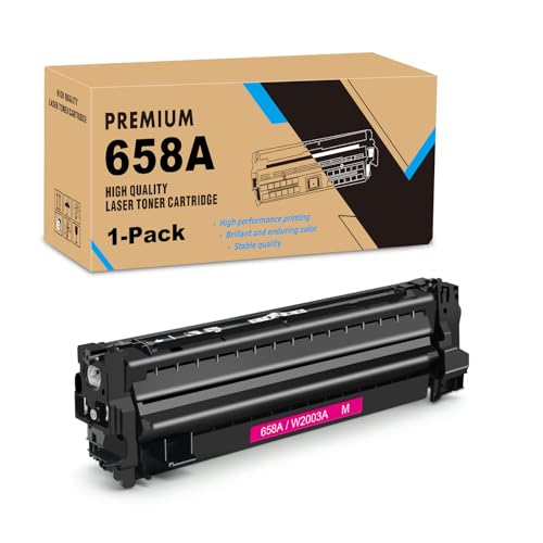 Cartouche 658A magenta W2003A pour corriger les couleurs ternes sur imprimante M751dn