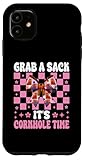 grab a sack it's cornhole time cornhole player bag girl custodia per iphone 11