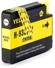 illico 932 933 Remplacement pour HP 932XL 933XL Cartouches d'encre Compatible avec HP Officejet 6600 6700 7110 7612 7610 6100 Imprimantes (1 Yellow)