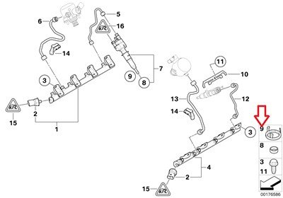Amazon.com: New Genuine BMW Decoupling Element 13537564751 / 13-53