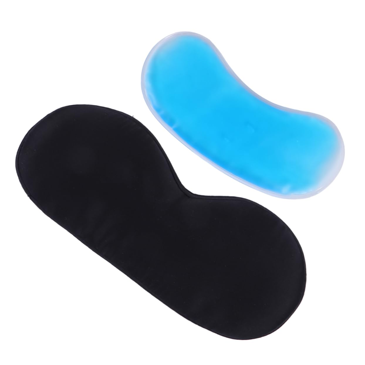 minkissy 3stücke Schlafmaske Aus Seide Mit Verstellbarem Kopfband Lichtundurchlässige Augenmaske Für Erholsamen Schlaf Für Reisen Und Zuhause Schwarz