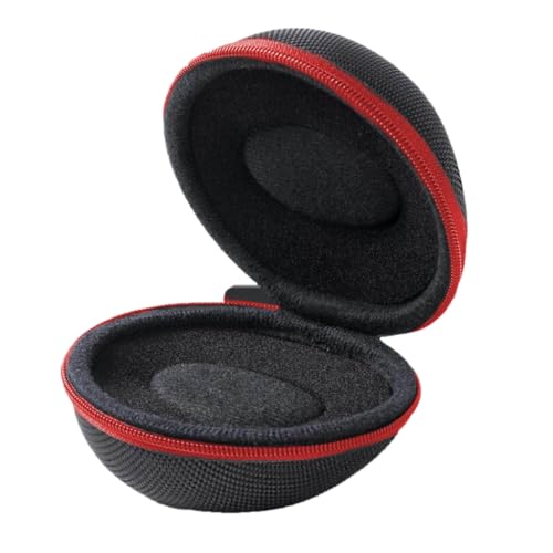 xbiez Portable Watch Travel Case Cushioned Round Portable Watch Holder for Travel Wristwatches Pouch Protector with Zipper
