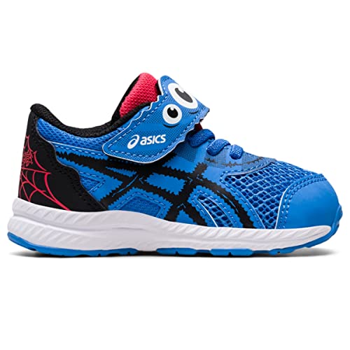 ASICS Kid's Contend 8 Toddler School Yard Running Shoes, K4, Blue Coast/Black