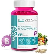 Biovitalia Organics Plant Based B Complex Non-GMO Capsules | Dietary Supplement | May Helps in Re...